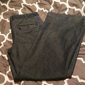 EXPRESS DESIGN STUDIO WIDE LEG TROUSERS